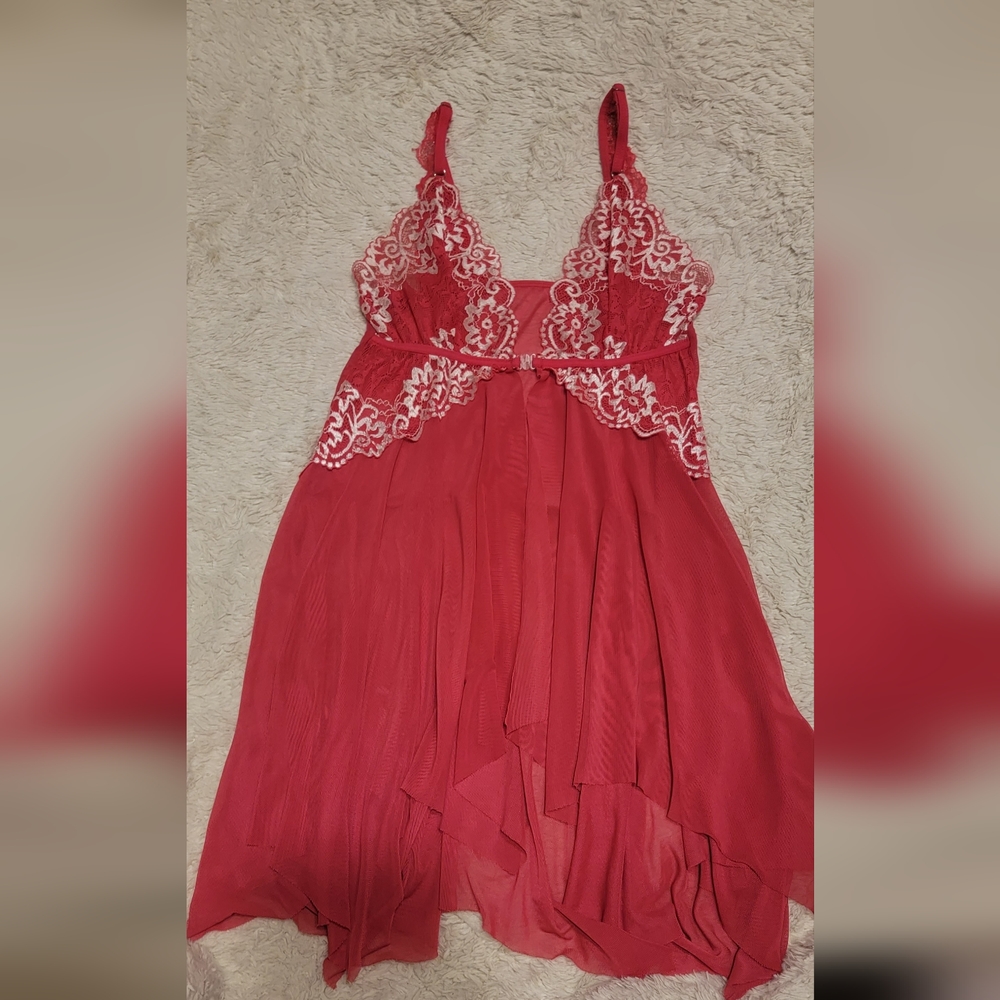 Hot pink babydoll